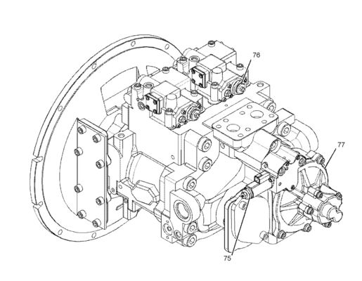 REBUILT Dispositivo de bomba hidráulica para Caterpillar 349E 352F 349E L 349E L HVG 349E L VG 349F L Partes de escavadeira