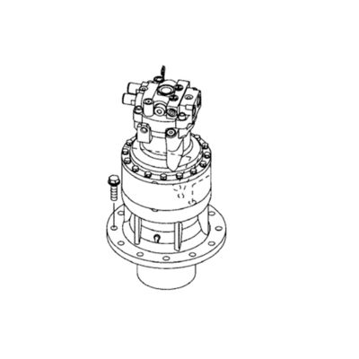 KRC10010 Dispositivo de balanço / caixa de engrenagens / engrenagem de redução de balanço para o caso SH200-5 CX210C CX210B PARTES DE EXCAVADORES