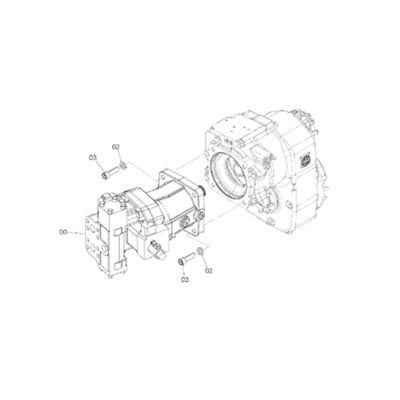 4651466 PARA HITACHI ZX170W-3 ZX190W-3 TRAVEL MOTOR TRAVEL ASSEMBLÉIOS FINAL DRIVE DRIVE GP-FINAL -COM MOTOR