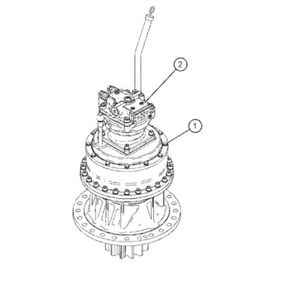4509350 4509351 2332530 3640983 2095895 Para a categoria 390 330D 336D 340D Motor de balanço hidráulico Redutor de balanço Redutor de balanço Caixa de engrenagens balanço Dispositivo de balanço ( traseiro) Mercado de reposição Peças de escavadeiras originais