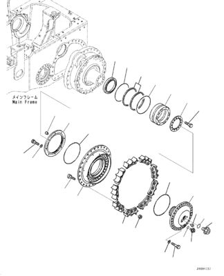 17A-27-00142 17A-27-00141 17A-27-00152 17A-27-00151 FINAL DRIVE For komatsu D155A-6 D155AX-6 D155A-6R BULLDOZERS FINAL DRIVE Hydraulic Parts Aftermarket High Quality Original